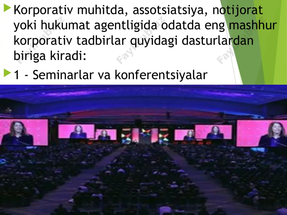 korporativ tadbirlar va rejalashtirish - Page 4