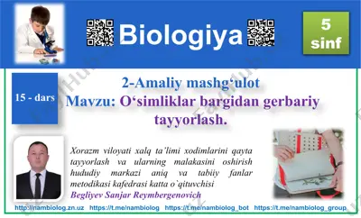 biologiya — PPT