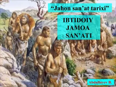 ibtidoiy jamoa san’ati — PPT