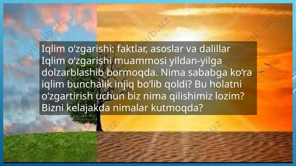 ? bunga ishonish qiyin, lekin insoniyat issiqxona effekti haqida bir asrdan ko‘proq vaqt davomida xabardor. xix asrda olimlar ayrim gazlarning yerdan chiqadigan issiqlikni ushlab turishini va ularning yordamisiz bu issiqlik koinotga chiqib ketishini aniqlashdi. bu jarayonda asosiy rolni karbonat angidrid o‘ynaydi: usiz sayyora muzlagan cho‘lga aylangan bo‘lar edi. 1896 yilda issiqxona gazlari konsentratsiyasining oshishi sababli sayyoradagi haroratning oshishi haqida ilk bor bashorat qilingan. bugungi kunda ularning atmosferadagi soni sanoat inqilobidan oldingi davrga nisbatan 43% ga oshdi va yerning o‘rtacha harorati olimlar bashorat qilgan qiymatgacha oshdi. atmosferadagi karbonat angidrid konsentratsiyasining oshayotgani uchun aynan inson javobgar deya ta’kidlash mumkinmi? albatta. sanoat issiqxona gazlari tarqalishining ulushini aniqlash uchun radioaktiv nurlanishdan foydalanilgan tadqiqotlar kabi ishonchli dalillar mavjud. tadqiqot natijalari shuni ko‘rsatadiki, ortiqcha gaz inson faoliyatining natijasidir. karbonat angidrid darajasi har doim tabiiy ravishda ko‘tarilgan va tushib ketgan, ammo bu o‘zgarishlar minglab yillar davom etgan. geologlarning ta’kidlashicha, odamlar iqtisodiy faoliyat davomida karbonat angidridni atmosferaga tabiatdan …