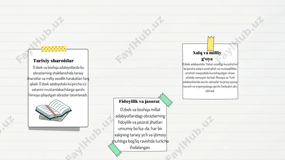 badiiy adabiyotda vatan ozodligi kurashchisi obrazi - Page 5