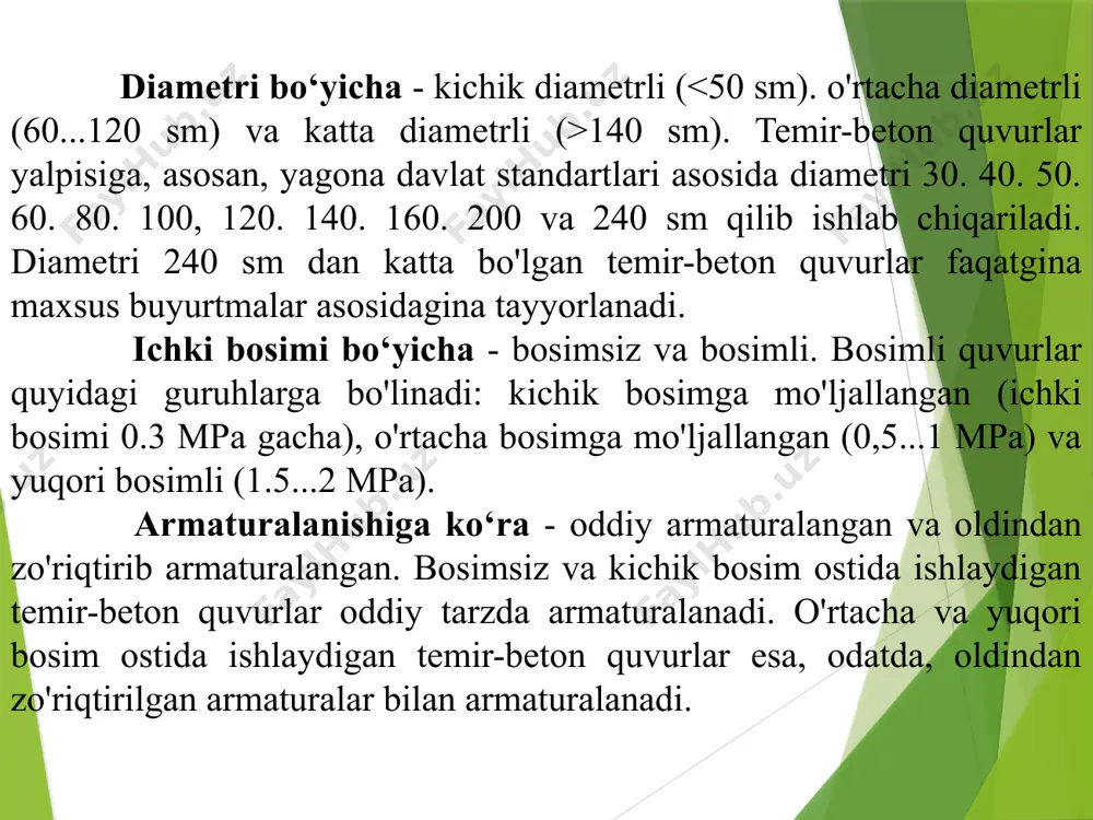 temir-beton quvurlar loyihasi va hisoblash - Page 5