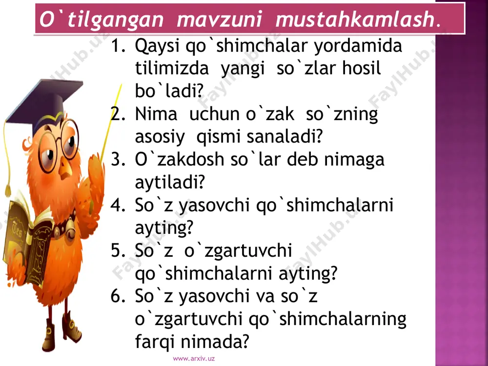 so`z turkumlari dars ishlanma - Page 4