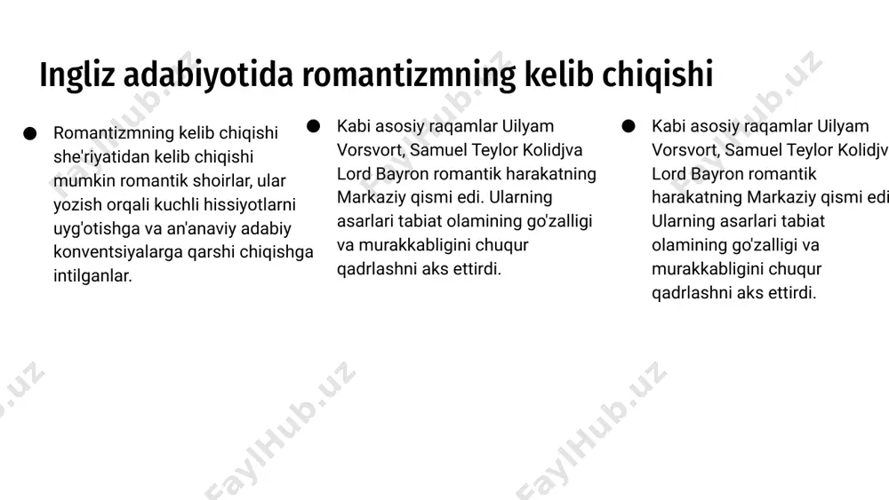 romanticism in english literature - Page 5