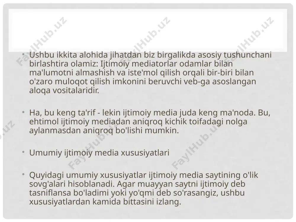 shr etdi va bloglar aslida ijtimoiy media ekanligiga shubha bilan qarashadi, garchi odamlar ularni bugungi kunda bir toifaga qo'yishni istamasa ham. aslida, bloglar ijtimoiy tarmoqlarda do'stlik va har bir kishini kuzatib borishdan ancha oldin veb-sayt ustidan hukmronlik qiladigan eng qadimgi ijtimoiy media vositalaridan biri. bloglar ijtimoiy media tarkibiga kiradigan asosiy xususiyatlar - ularning foydalanuvchi hisoblari, sharhlar bo'limi va blog tarmoqlari. tumblr , medium , wordpress va blogger bloglari juda ommabop bloglar tarmog'iga ega bo'lgan katta blog platformalarining bir nechtasi. ijtimoiy medialarda muayyan masalalar nimadan iborat? ijtimoiy medialar sizning do'stlaringiz, siz tanlagan mashhurlar va siz kuzatadigan brendlar bilan qiziqarli o'yinlar va o'yin emas. aksariyat yirik ijtimoiy media-platformalar bunga erishish uchun qilingan harakatlariga qaramay, butunlay hal qilinmagan ko'pgina muammolar mavjud. spam: ijtimoiy axborot vositasi spamerlar uchun - haqiqiy shaxslar va botlarni - boshqalarga mazmunan bombardimon qilishni osonlashtiradi. agar twitter akkauntingiz bo'lsa, unda siz bir nechta spambotlarni kuzatib borgansiz yoki o'zaro ta'sir o'tkazgansiz. …