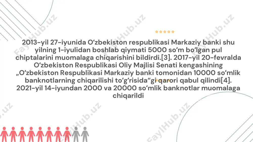 o'zbekiston respublikasining g pul tizimi - Page 5