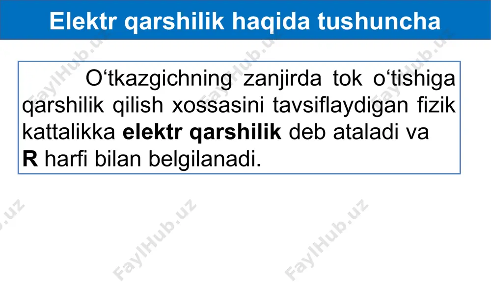 elektr qarshilik haqida tushuncha - Page 4