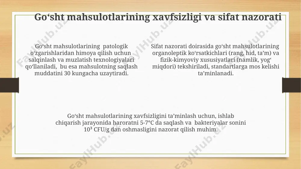 go'sht va go'sht mahsulotlari - Page 4