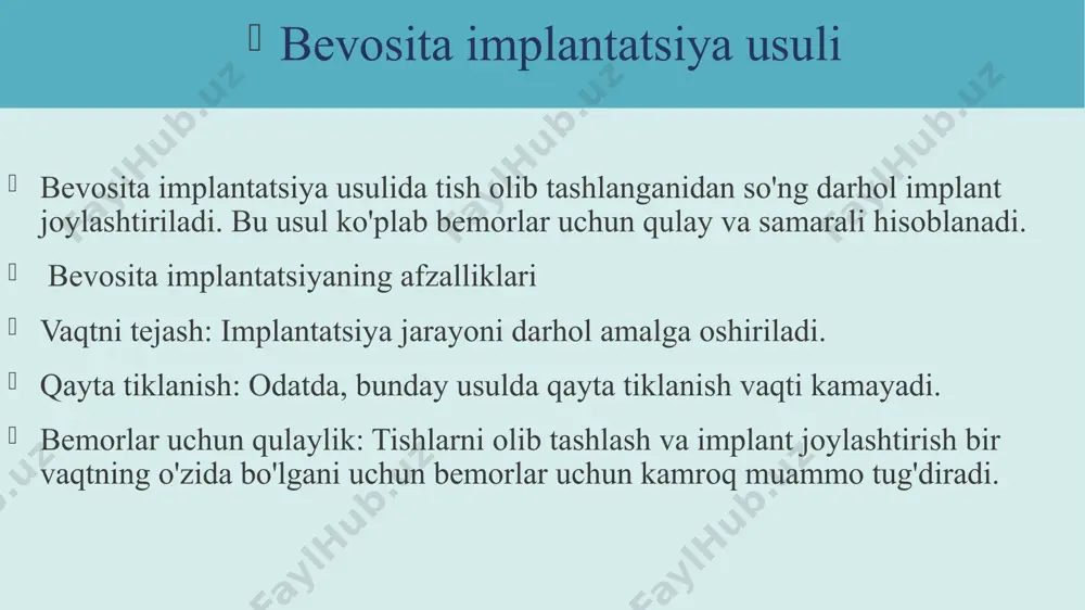 implantatsiya usullari - Page 4