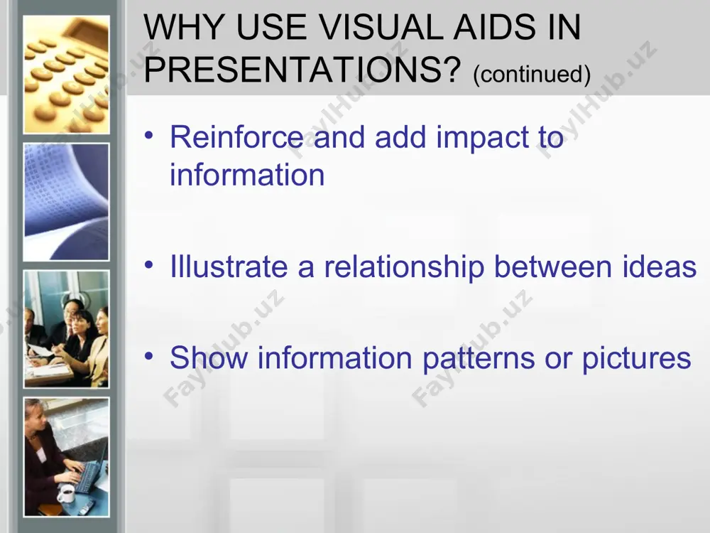 visual aids in presentations - Page 5