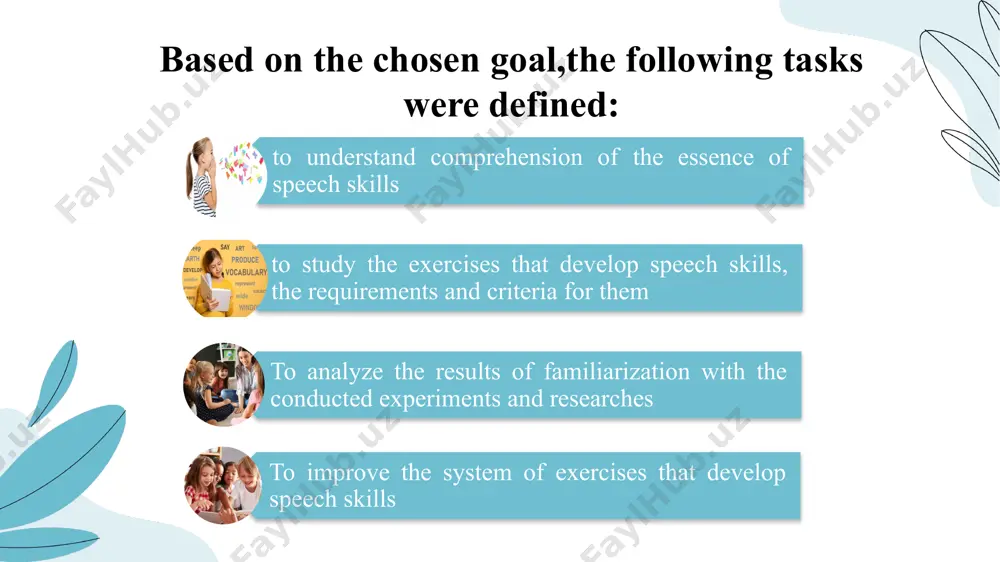 improving the system of exercises that develop speaking skills for students of a2 level - Page 5