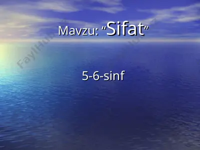 sifat — PPT