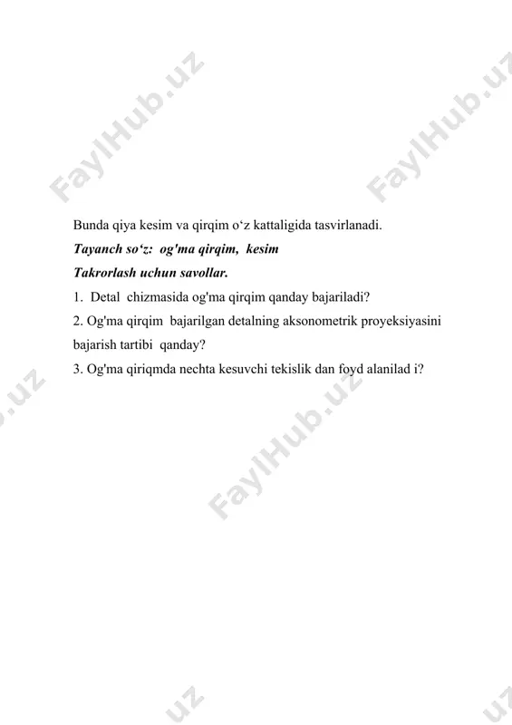 og'nia keşim va qirqim bajarishning haqiqiy kattaligini aniqlash - Page 4