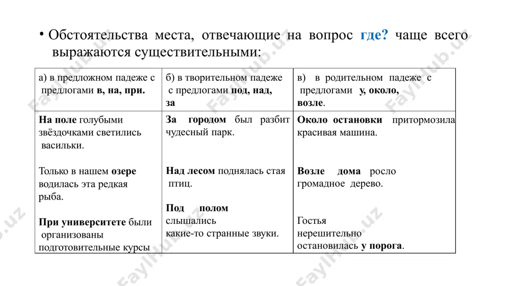 пространственные отношения в простом предложении - Page 3