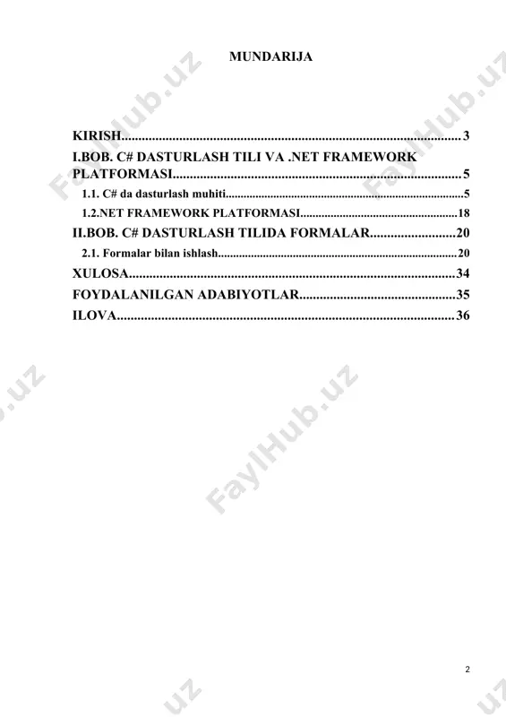larda kompyuterlar va axborot texnologiyalari muvaffaqiyatli qo‘llanilmoqda. hozirgi vaqtda bir qancha dasturlash tillari mavjud bo‘lib, ular har xil sohaga doir masalalarni hal qilishda ishlatiladi. dasturlash faninining rivojlanishi bevosita kompyuterlarning rivojlanishi bilan bog‘liqdir. o‘tgan asrning o‘rtalarida kompyuterlarning yaratilishi, ular bilan parallel ravishda uning dasturiy ta‘minotini ham rivojlanishiga sabab bo‘ldi. kompyuterlarning texnik ta‘minotini rivojlanishi bilan, ular uchun turli dasturiy mahsulotlar yaratila boshlangan va yaratilmoqda, hamda kompyuterlarning texnik ta‘minoti bilan parallel darajada rivojlanib bormoqda. dasturiy ta‘minotsiz kompyuterlar oddiy qutidan farqi qolmas edi. hozirgi vaqtda bir qancha dasturlash tillari mavjud bo‘lib, ular har xil sohaga doir masalalarni hal qilishda ishlatiladi. c# dasturlash tili visual dasturlash texnologiyasini qo‘llash asosida turli darajadagi qiyinchilikdagi masalalarni tez hal qilish imkonini beradi. hozirda axborot texnologiyalari jadal suratlar bilan rivojlanib bormoqda va hayotning barcha sohalariga tadbiq etilmoqda. axborot texnologiyalaridan foydalanish foydalanuvchiga ko`pgina qulayliklar yaratib maqsadga tez va sifatli erishishga yordam beradi. shu jumladan hozirda o`quv jarayoniga axborot texnologiyalarini keng jalb …