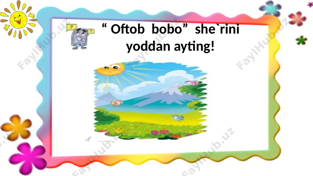 2-sinf onatilivao`qishsavodxonligi darsi: quyosh–quvvatmanbai - Page 5
