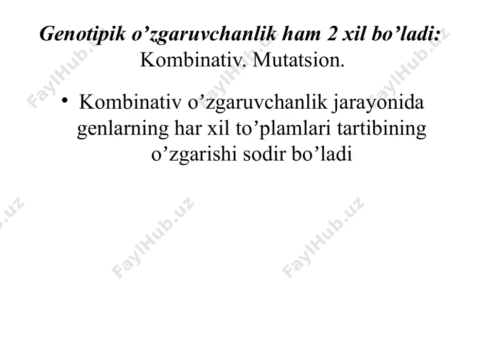 ’ladi. patau kasalligining belgilari: patau kasalligining belgilari: bolalarning vazni, boʻyi juda kichik ko'pincha vaqtidan avval tug'iladi yuqori labida tanglayda yoriqcha boʻladi koʻz bo'lmasligi ham mumkin, bosh miya yaxshi rivojlanmaydi, barmoqlar soni odatdagidan koʻp, buyrak, yurak, ichak, taloq, qizlarning bachadoni, o‘g‘il bolalarning esa moyagida ko'pgina oʻzgarishlar bo'ladi, dermatoglifika belgilaridan asosiy triradius 180° ga teng. bunday kasallik bilan bolalar, odatda, sog'lom ota-onalardan tugʻiladi va 3500-4000 sog‘lom bolaga bitta kasal bola toʻgʻri keladi. kasal bolalar tug'ilgandan keyin 2-3 hafta ichida vafot etadilar. kamdan-kam chaqaloqlar 2-3 yoshgacha yashashi mumkin kasallikning asosiy belgilari: kasallikning asosiy belgilari: bo'yni baland, qo'l va oyoq uzun, tana shakli ayollarga xos: yelka tor, tos suyagi keng, mushaklar va urug' chiqaruvchi kanal yaxshi rivojlanmagan, urugʻdon juda kichik boʻlib, spermatogenez kuzatilmaydi. koʻpchilik holatda aqliy zaiflik yuzaga keladi barmoq uchlari yoysimon tasvirda boʻlib, ulardagi egatchalar (chiziqchalar)ning umumiy soni ancha kamaygan boʻladi. kasallikning asosiy belgilari: kasallikning asosiy belgilari: past bo'yli, yengil vaznli, boʻyin juda …