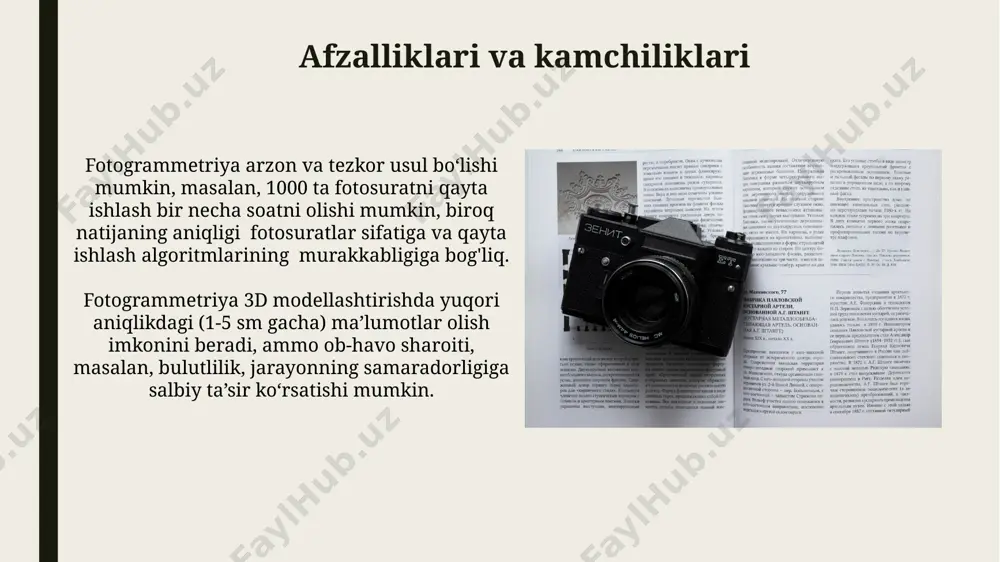 fotogrammetriya fanining maqsadi va vazifalari - Page 5