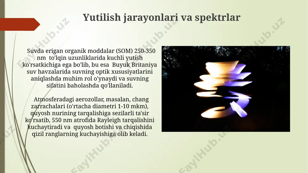 yorugʻlik sochilishi va yutilishi - Page 5
