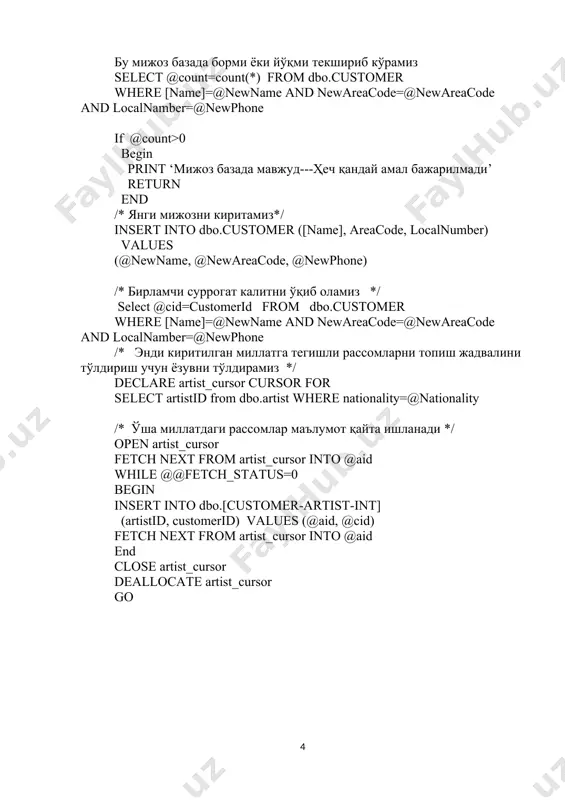 sql server да ишлаш (3-қисм) - Page 4