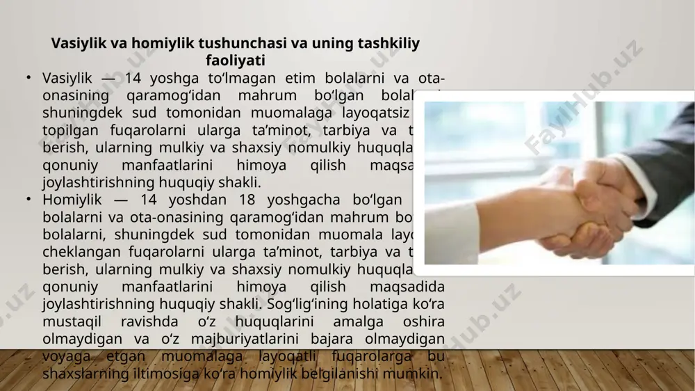 homiylik tushunchasi va uni belgilash tartibi - Page 4