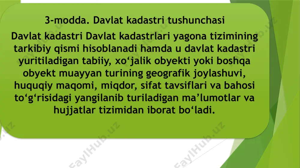 davlat kadastrlari haqida 171 sonli qaror - Page 5