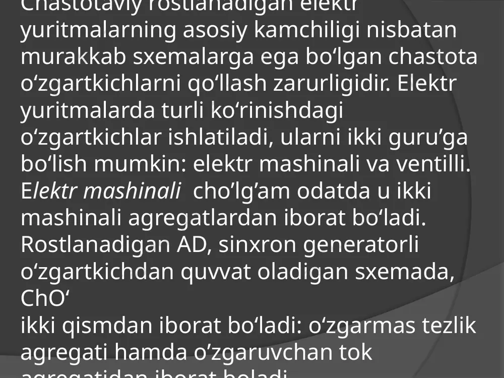 chastota o‘zgartiruvchi – asinxron motor - Page 4