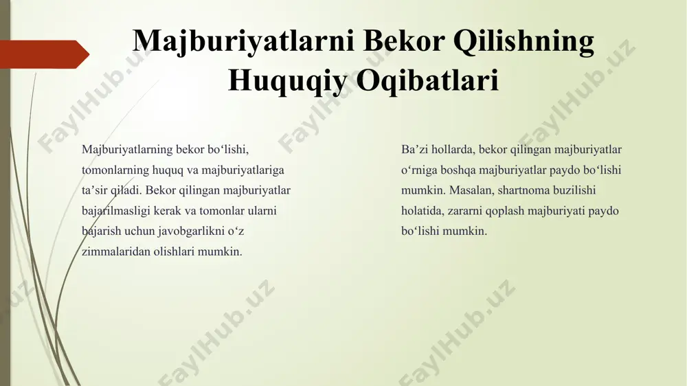 majburiyatlarning bekor boʻlishi - Page 5