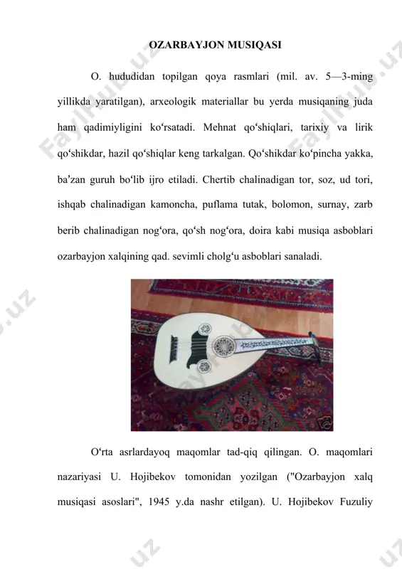 turk va ozarbayjon musiqasi - Page 5