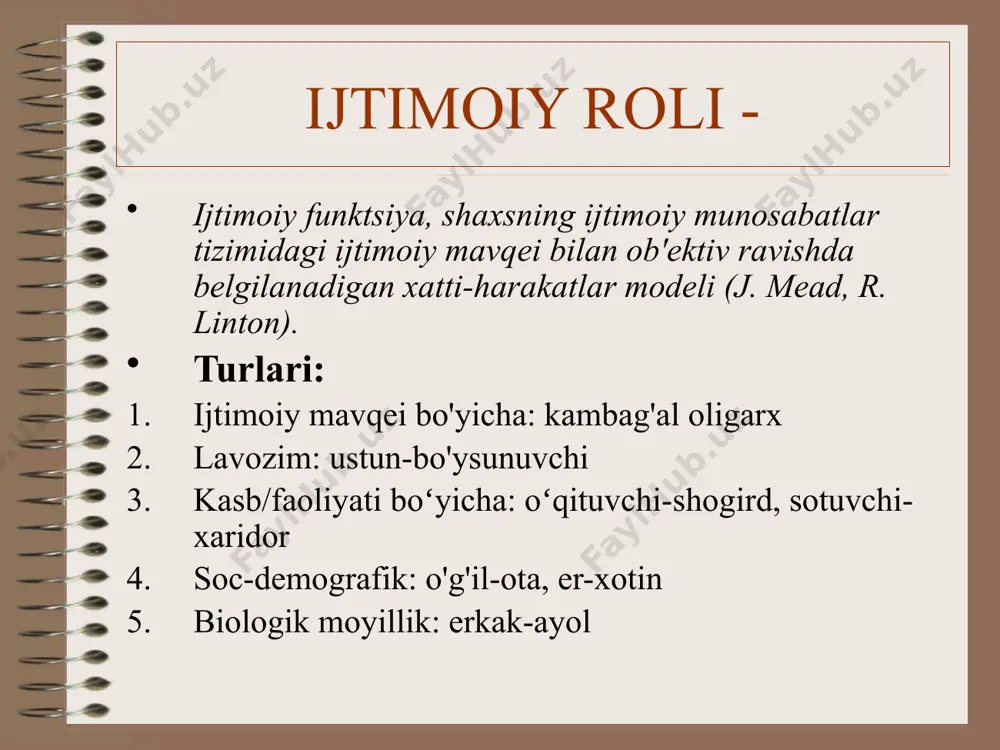 ijtimoiy rollar va kutuvlar - Page 4