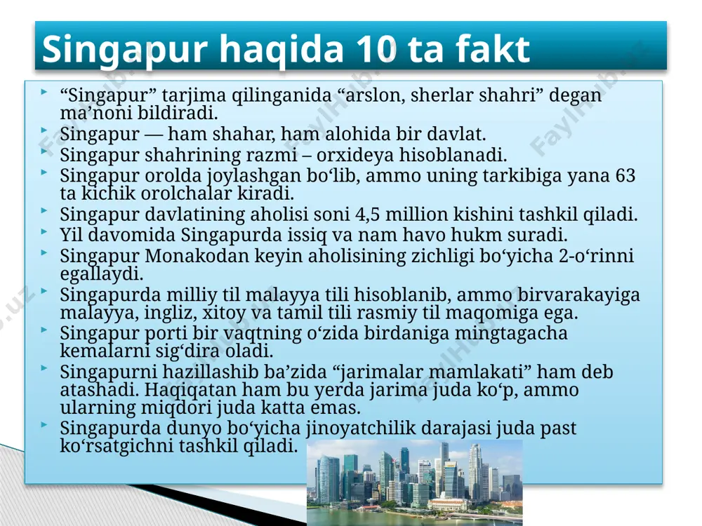 ardan iborat bo’lib, ushbu mavzularda yuqori darajadagi treninglar haqida gapirishga imkon beradi. bundan tashqari, singapur — ingliz, matematika va ilm-fanni turli usullar bilan o’rgatish uchun ajoyib joy. aytgancha, so’nggi bir necha yil ichida ushbu ro’yxatga tibbiyot ham qo’shildi. mustaqil ta’lim muassasalarining mavjudligi. bunday yondashuv tufayli universitetlar har doim o’zlari tomonidan taklif etilgan tanlov bo’yicha yangiliklarni kuzatadilar, bu esa har yili ta’lim dasturini bugungi talablarga moslashtirishga imkon beradi va bu bitiruvchilar tezda ish joyi topishlari kafolatidir. aytgancha, singapur o’zining oldiga sharqda sharqiy bostonga aylanishi uchun juda jiddiy vazifani qo’yganini ta’kidlab o’tish kerak, bu mamlakatdagi dasturlarning juda jiddiy ekanligiga yana bir dalildir. singapurda oliy ta’lim davlat madaniyatini tushunish qobiliyati. singapur o’zining madaniy qadriyatlariga juda jiddiy yondashadi, mamlakat tarixini va madaniyatini o’rgatish muhim davlat vazifalariga aylangan. aytgancha, mamlakatdagi har qanday bitiruvchining hayoti mobaynida o’z-o’zini yaxshilash ehtiyojini aniq belgilab beradi va bu kabi nuqtai nazarga ega mutaxassislar dunyoning har qanday burchagida mamnuniyat bilan ishga …