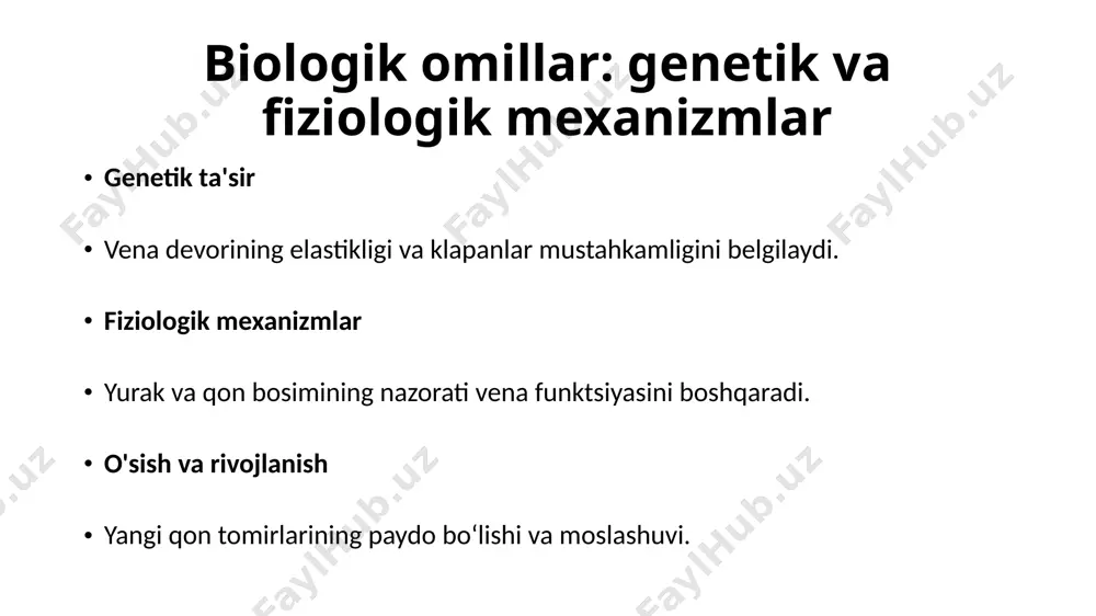 vena tizimi rivojlanishi - Page 5
