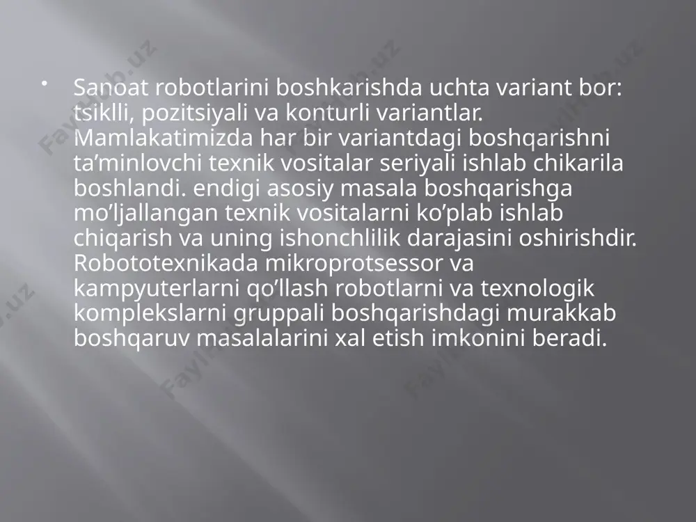raqamli va dastiriy boshqarish fani taqdimoti - Page 4