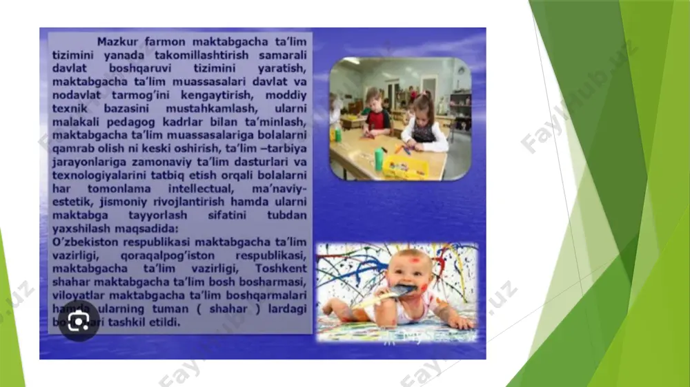 maktabgacha ta'lim tizimini takomillashtirish - Page 3