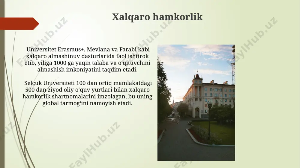 selçuk universiteti haqida taqdimot - Page 4