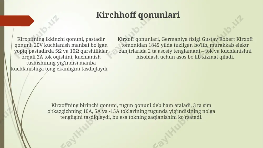 tarmoqlangan elektr zanjirini hisoblash - Page 5
