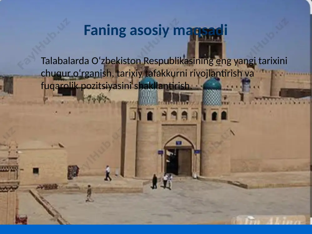 oʻzbekistonning eng yangi tarixi fanining maqsad va vazifalari - Page 4
