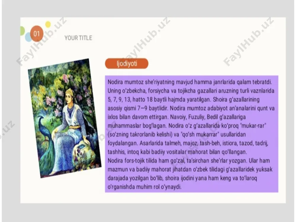 nodiraning hayoti va ijodi - Page 4