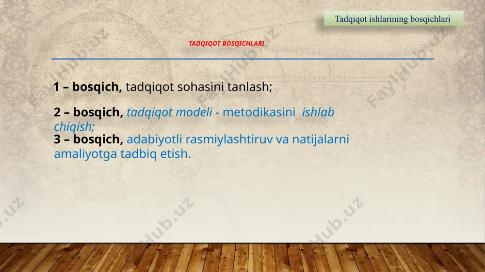 tadqiqot jarayoni bosqichlari - Page 4