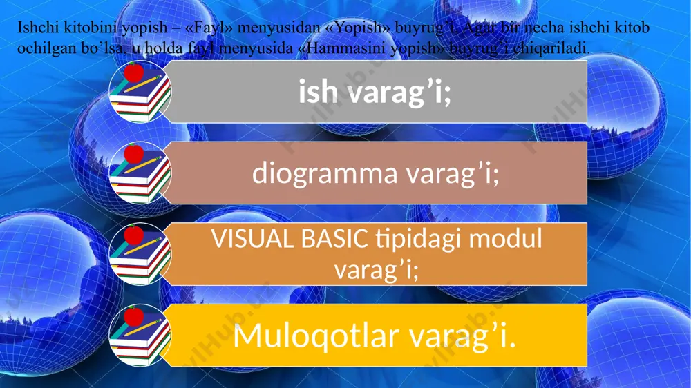 elektron jadvalning imkoniyatlari - Page 5