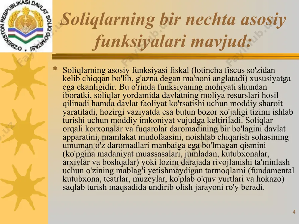 katlar bilan teng bo'lgan xo'jalik faoliyati shart-sharoitlari vujudga keltirilishi lozim. agar qattiq shartlar belgilab qo'yilgudek bo'lsa, bu hol respublika iqtisodiyotiga ivestitsiyalarni jalb qilishni mushkullashtirib yuboradi, aksincha, yengil sharoit yaratilsa, mamlakat byudjetiga salbiy ta'sir qiladi.