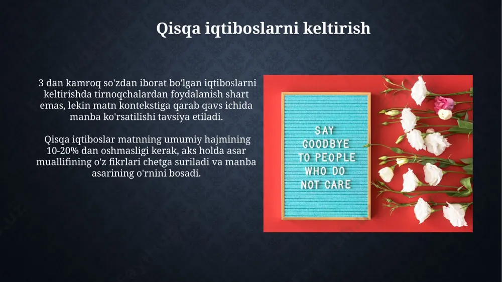 iqtiboslarni to'g'ri keltirish bo‘yicha qo‘llanma - Page 5