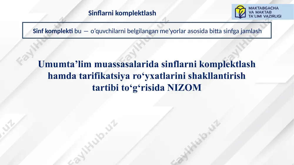 boshqa sertifikatlar); top-1000 universitetlar reytingiga kiradigan dunyoning yetakchi universitetlarini bitirgan o‘qituvchilar asosiy olimpiadalarning respublika bosqichi g‘oliblarini tayyorlagan o‘qituvchilar o‘qituvchi bo‘lib faoliyat yuritayotgan asosiy olimpiadalarning respublika bosqichi g‘oliblari respublika bosqichidagi ko‘rik tanlovlarda (yil o‘qituvchisi) sovrinli o‘rinlarga ega bo‘lgan o‘qituvchilar oliy malaka toifasiga ega o‘qituvchilar birinchi malaka toifasiga ega o‘qituvchilar asosiy olimpiadalarning viloyat va tuman bosqichi g‘oliblarining o‘qituvchilari ikkinchi malaka toifaga ega o‘qituvchilar pedagogik yo‘nalish bo‘yicha magistr darajasiga ega o‘qituvchilar belgilangan tartibda o‘z fanidan o‘tkazilgan nazariy va amaliy sinovlar natijasi bo‘yicha a’lo baholarga ega o‘qituvchilar oliy ma’lumotli toifasiz o‘qituvchilar qayta tayyorlash bo‘yicha diplomga ega o‘qituvchilar oliy ta’lim muassasalarining pedagogik yo‘nalish bo‘yicha bitiruvchi bosqich talabalari pedagogik yo‘nalish bo‘yicha xorijiy davlatlarning oliygohlarini bitirgan, biroq diplomi tan olinmagan o‘qituvchilar oliy ma’lumotli o‘qituvchilar bilan ta’minlanguniga qadar o‘rta maxsus, professional ma’lumotga ega o‘qituvchilar oliy ma’lumotli o‘qituvchilar bilan ta’minlanguniga qadar umumta’lim muassasasining tegishli mutaxassisligi bo‘yicha rahbar xodimlari umumta’lim muassasasining pedagogik kengashi tomonidan dars soatlari qayta taqsimlanishi mumkin. o‘qituvchilarning …