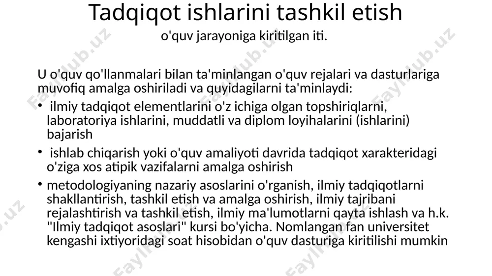 ilmiy-tadqiqot ishlari tashkil etish - Page 5