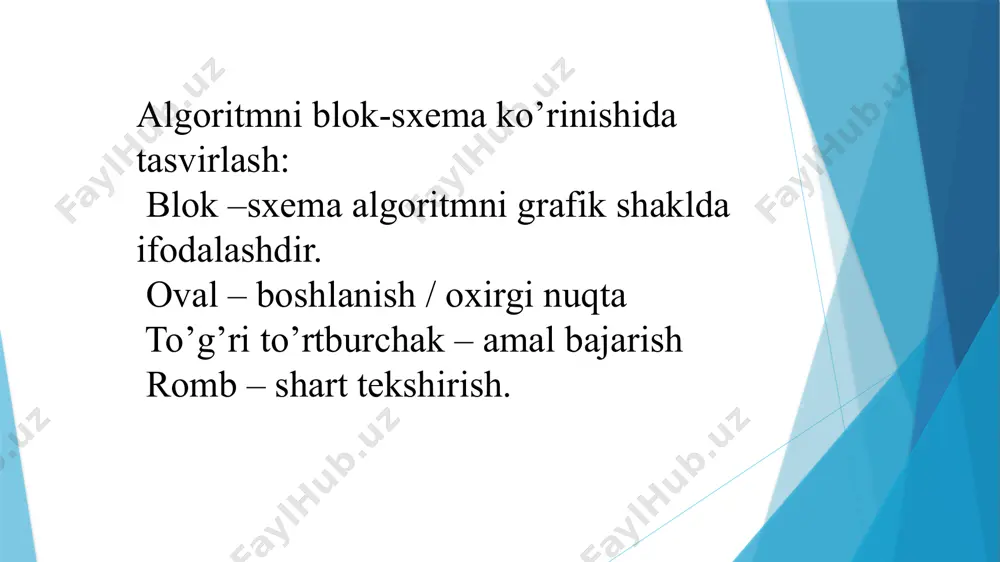 masalalarning algoritmini tuzish va shu algoritm asosida visual basic dasturlash tilida dastur tuzish - Page 5