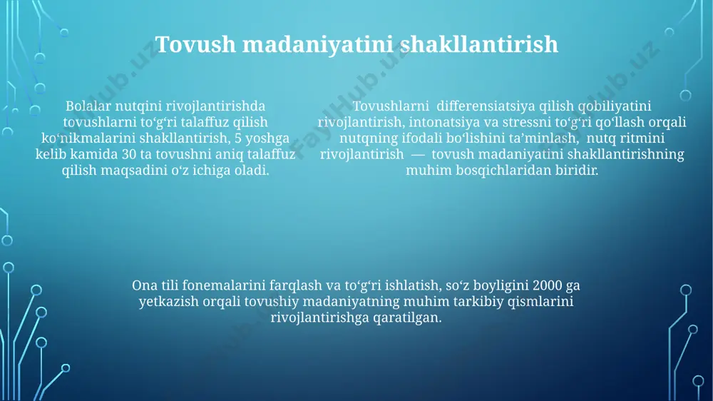 bolalar nutqini ustirishning maqsad va vazifalari - Page 5