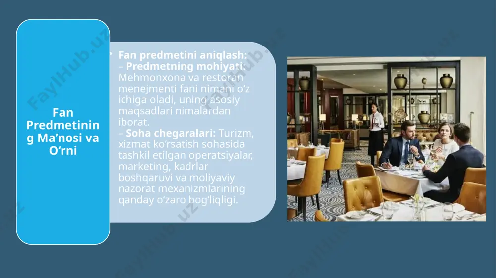 mehmonxona va restoran menejmenti - Page 4