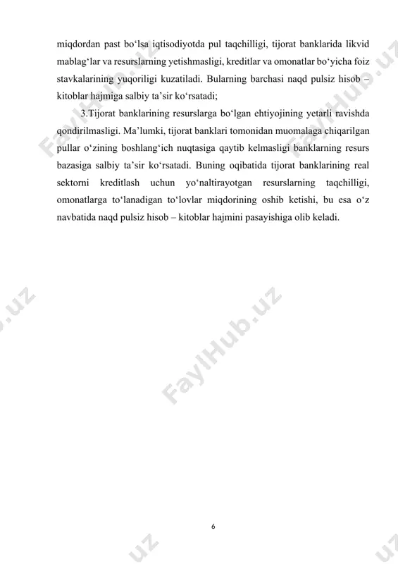 hisobga olmagan holda, besh ish kuni; – to‘lovchining asosli iltimosiga ko‘ra 10 kungacha. aktseptlash tartibida to‘lanadigan aktseptli to‘lov talabnomalar muddatini kutayotgan davr davomida to‘lovni kutayotgan hujjatlar kartotekasi (1 – kartoteka)da hisobga olib boriladi. to‘lovchi belgilangan muddatda yozma ravishda unga xizmat qiluvchi bank bo‘limiga aktseptlashni qisman yoki to‘liq rad qilish huquqiga ega (tovar – material qimmatliklarini jo‘natishda, xizmatlar ko‘rsatishda va boshqa holatlarda shartnoma shartlariga amal qilinmaganda, shuningdek, qonunchilik hujjatlariga asosan). belgilangan muddatda korxona yozma ravishda aktseptlashni rad etmasa, talabnoma aktseptlangan hisoblanadi. talabnomani aktseptlashdan qisman bosh tortganda, to‘lovchi tomonidan aktseptlangan summa bo‘yicha to‘lovlar amalga oshiriladi. agar to‘lovchining hisobvarag‘ida mablag‘lar bo‘lmaganda aktseptli to‘lov talabnomalar 2 – kartotekaga joylashtiriladi. bunda bank to‘lovchi tomonidan aktseptlashni qisman rad qilinganligi to‘g‘risida mahsulot yetkazib beruvchining (mablag‘ oluvchining) bankiga yozma ravishda xabar beradi. bank 2 – kartotekadagi hisob – kitob hujjatlari bo‘yicha to‘lovlarni amalga oshirishda to‘lovchilarga penya hisoblash va oluvchilar foydasiga o‘tkazish huquqiga ega, agar bu bank va mijoz …