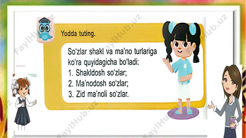 4-sinf ona tili fanidan dars - Page 5