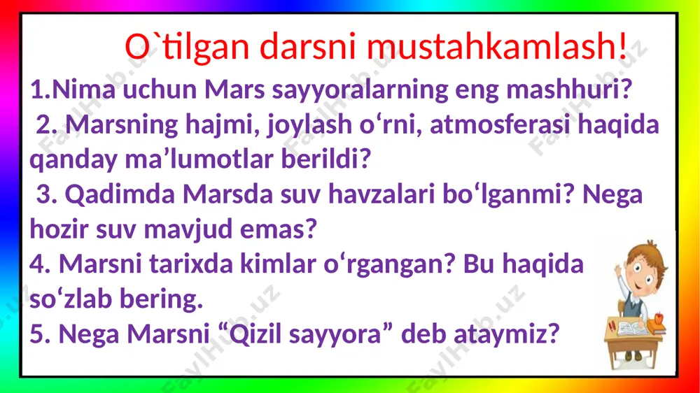 mars haqida ma'lumotlar - Page 4